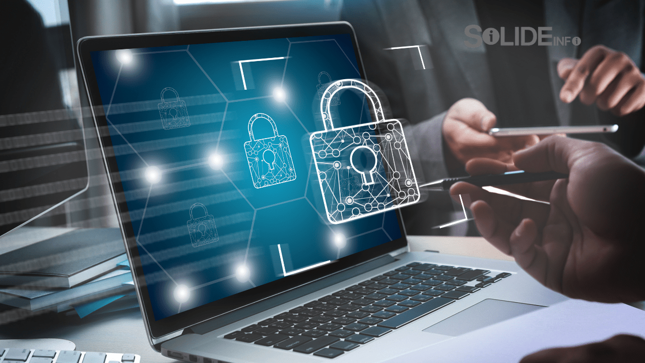 Endpoint Security Showdown: CrowdStrike vs Cisco Secure Endpoint 1 An image of a business laptop protected by antivirus software, with shields representing CrowdStrike and Cisco Secure Endpoint at solide info media