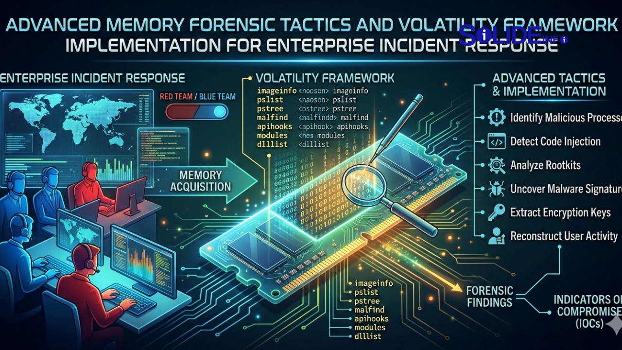 Advanced Memory Forensic Tactics And Volatility Framework Implementation For Enterprise Incident Response 1 advanced memory forensic tactics and volatility framework implementation for enterprise incident response at solideinfo platform