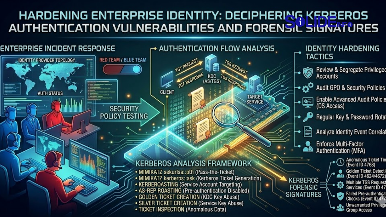 Hardening Enterprise Identity By Deciphering Kerberos Authentication Vulnerabilities And Forensic Signatures 1 hardening enterprise identity by deciphering kerberos authentication vulnerabilities and forensic signatures at solideinfo platform