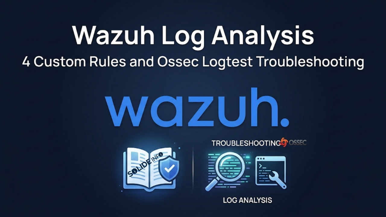 Wazuh Log Analysis 4 Custom Rules And Ossec Logtest Troubleshooting 1 wazuh log analysis 4 custom rules and ossec logtest troubleshooting